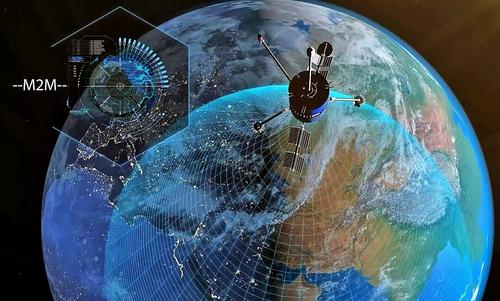Satellite above Earth