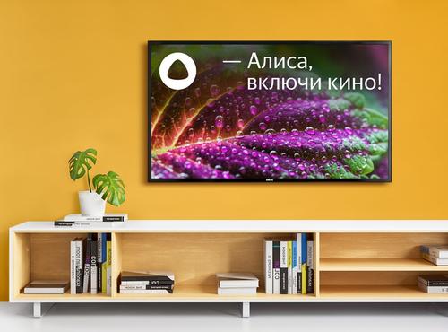 Телевизор BBK с голосовым помощником «Алиса»