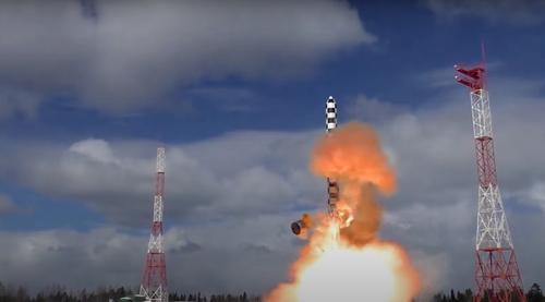 Launch of the Sarmat ("Satan II") missile