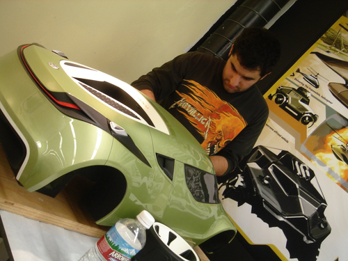 Alexander Selipanov trabajando