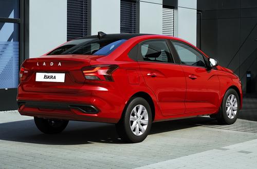 Lada Iskra in a sedan body<br>