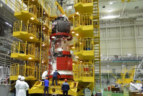 "Soyuz MS-26" after removal from the vacuum chamber.