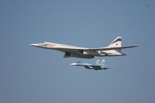  Tu-160 y Su-27