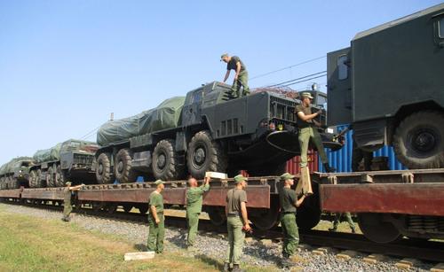 Envío de equipo bielorruso a Rusia