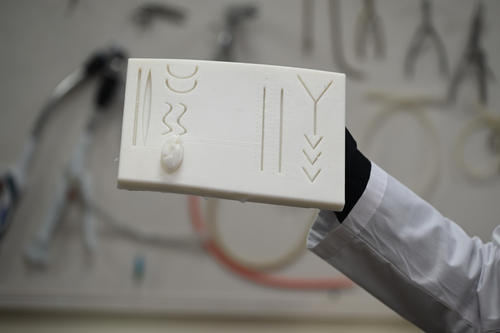 Model of a simulator for practicing skin suturing skills on various types of wounds