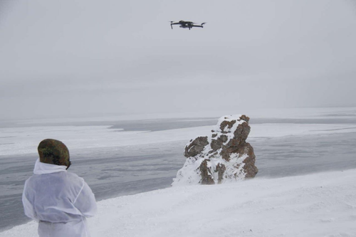 Drones with thermal imaging cameras are counting polar bears