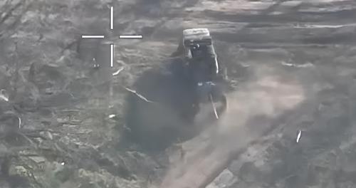 BMP-2 Autocannon on D-44 Gun Carriage in UAZ Truck Bed
