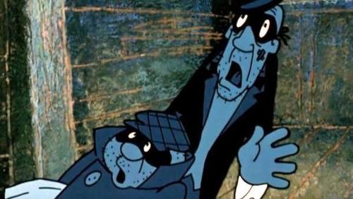 Fotograma de la caricatura «El pequeño y Karlsson»