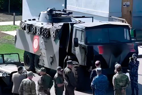 BMD-2 en la carrocería de un KamAZ-4310