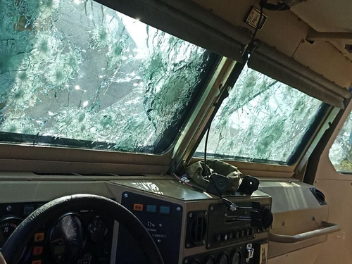 AMN-590951 "Spartak" withstood artillery shelling
