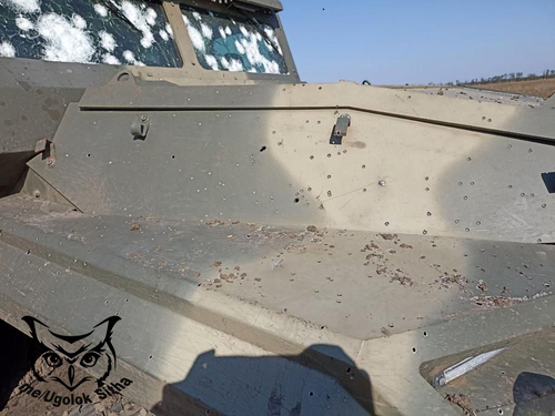 AMN-590951 "Spartak" withstood artillery shelling