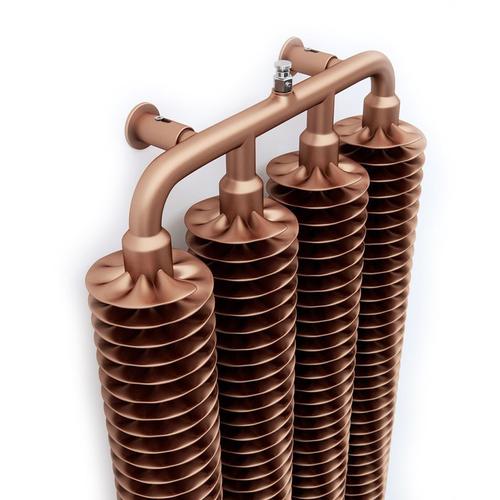 Spiral radiator (photo for illustrative purposes)