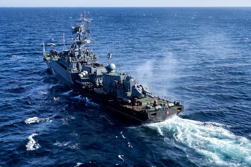 Corbeta antisubmarina "Onega" de la base naval del Mar Blanco de la Flota del Norte