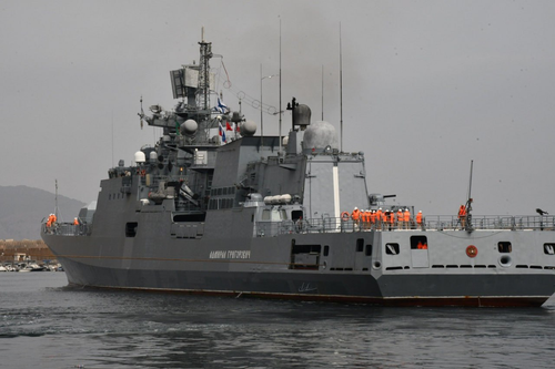 Fragata "Almirante Grigoróvich" del proyecto 11356 de la Flota del Mar Negro