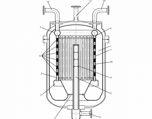 Esquema del reactor