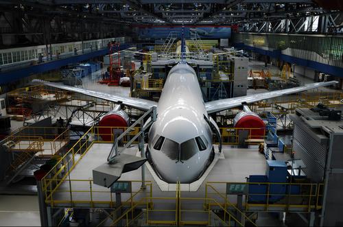 MC-21 in the assembly shop