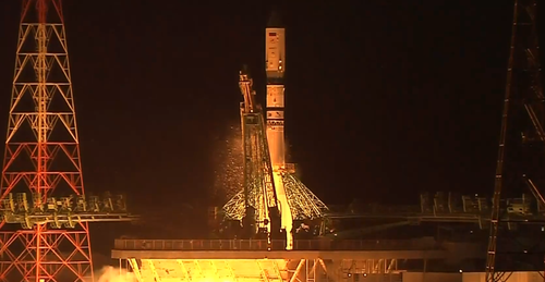 Launch of the Soyuz-2.1a carrier rocket