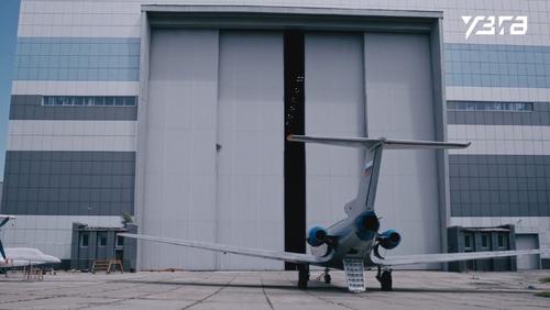 First Flight of Yak-40 Aircraft with VK-800 Engine at 340 km/h Takes Place