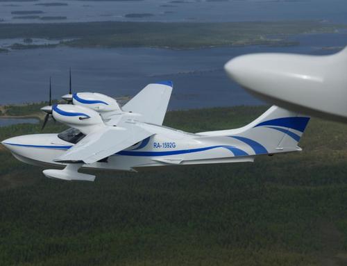 L-142 amphibious aircraft