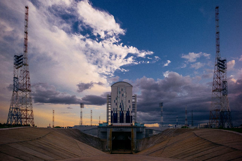 Launch pad of the Vostochny Cosmodrome