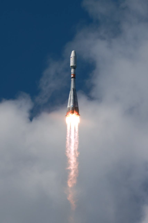 Flight of the "Soyuz-2.1b" launch vehicle