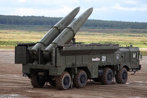 9P78-1 self-propelled launcher of the 9K720 Iskander-M OTRK