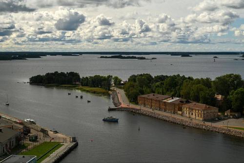 Vyborg Bay, where the cannon was raised from