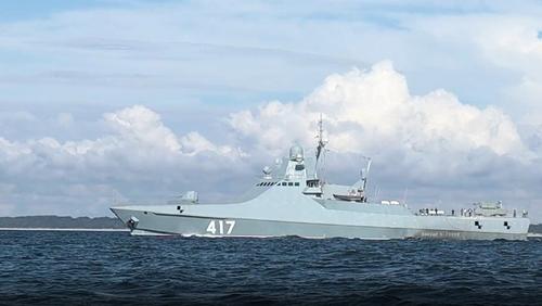 The "Viktor Veliky" ship of the Baltic Fleet