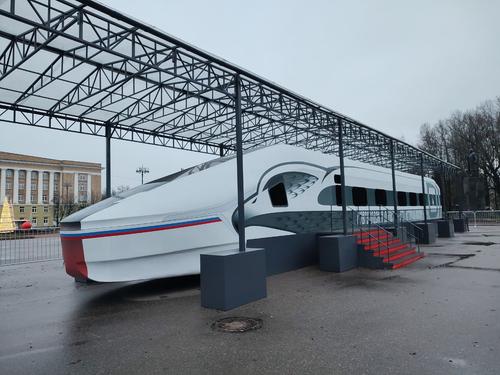 Model of the "White Swift" train