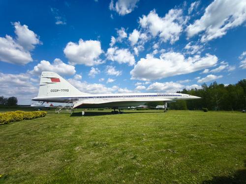 Tu-144 at the aviation museum of the Ulyanovsk Institute of Civil Aviation named after B.P. Bugaev