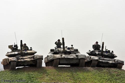 Т-90С, Т-80У и Т-90А