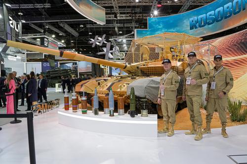 Танк Т-90МС на выставке IDEX-2025