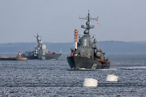 Forces of search and rescue support of the Baltic Fleet