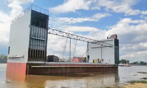Block No. 10 for the floating dock of project 28140S