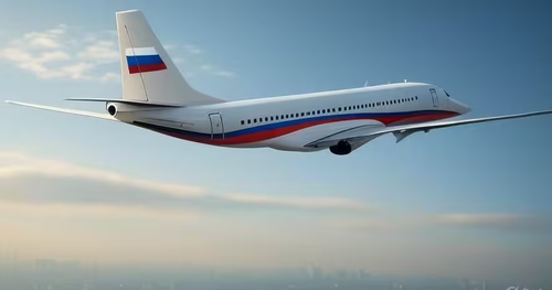 Ilustración del futuro avión supersónico ruso