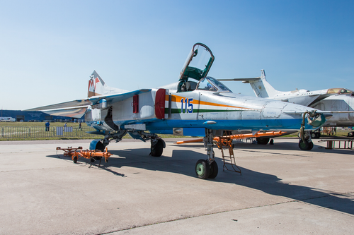 Experimental MiG-27 with an AL-31 engine