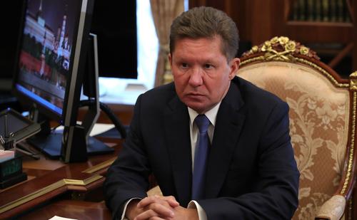Председатель правления ПАО «Газпром» Алексей Миллер