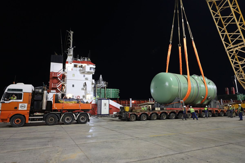carga del cuerpo del reactor