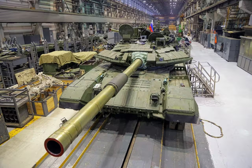 Combat tank of the Russian Armed Forces