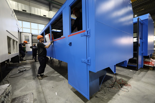 work process at the factory