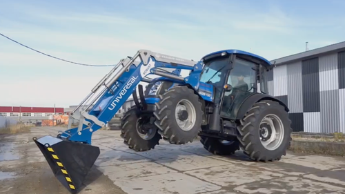 Front loader "Universal Robust" for the Solis 130 tractor