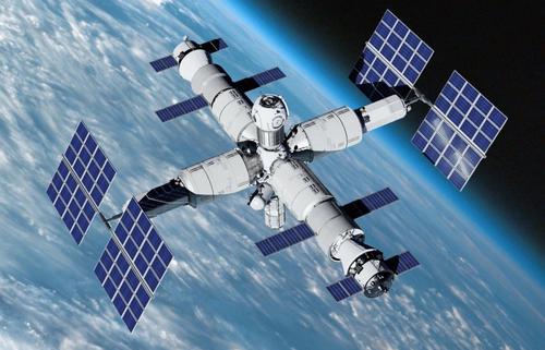 Model of the Russian Orbital Station (ROS)