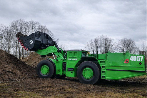 stage of proving ground tests of the promising electric loading and delivery vehicle MoAZ-4057