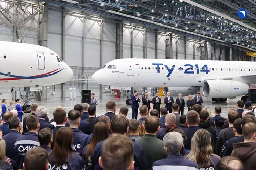 Ту-214 получил свидетельство об Одобрении главного изменения типовой конструкции
