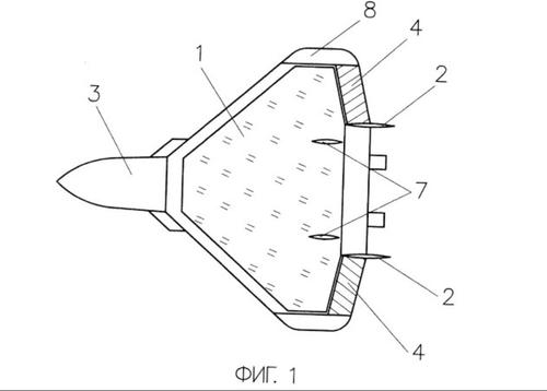 Concepto de caza con ala doble para despegue y aterrizaje cortos