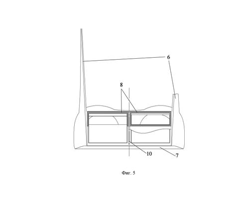 Model of a flat nozzle for a supersonic aircraft