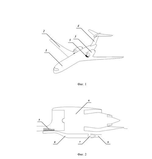 Concepto de avión de pasajeros con motores híbridos sin pilones