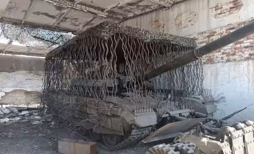 Protection with "dreads" on the tank