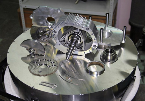 Rotary-piston internal combustion engine