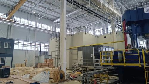 Nuevo taller en el sitio de la zona economica especial "Titanovaya dolina"